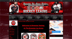 Desktop Screenshot of brewsterhockey.com